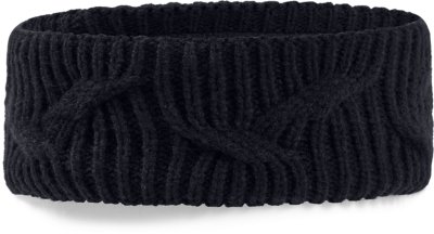 Black and white graphic female hair headband